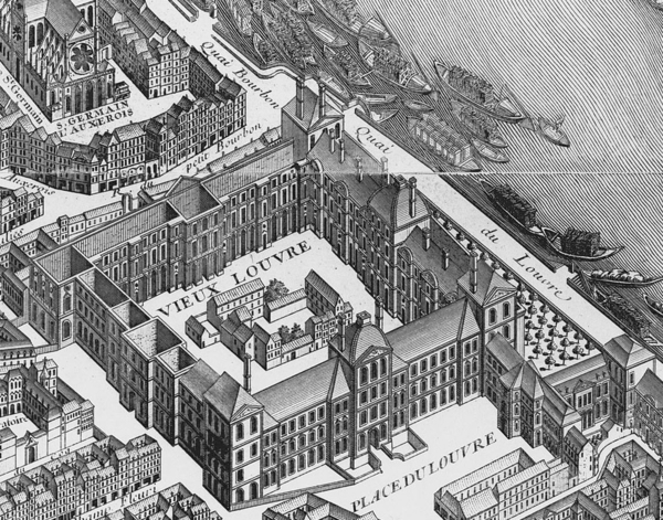 Le Louvre au temps des châteaux forts